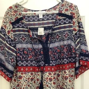 Boho Chic Maternity Top